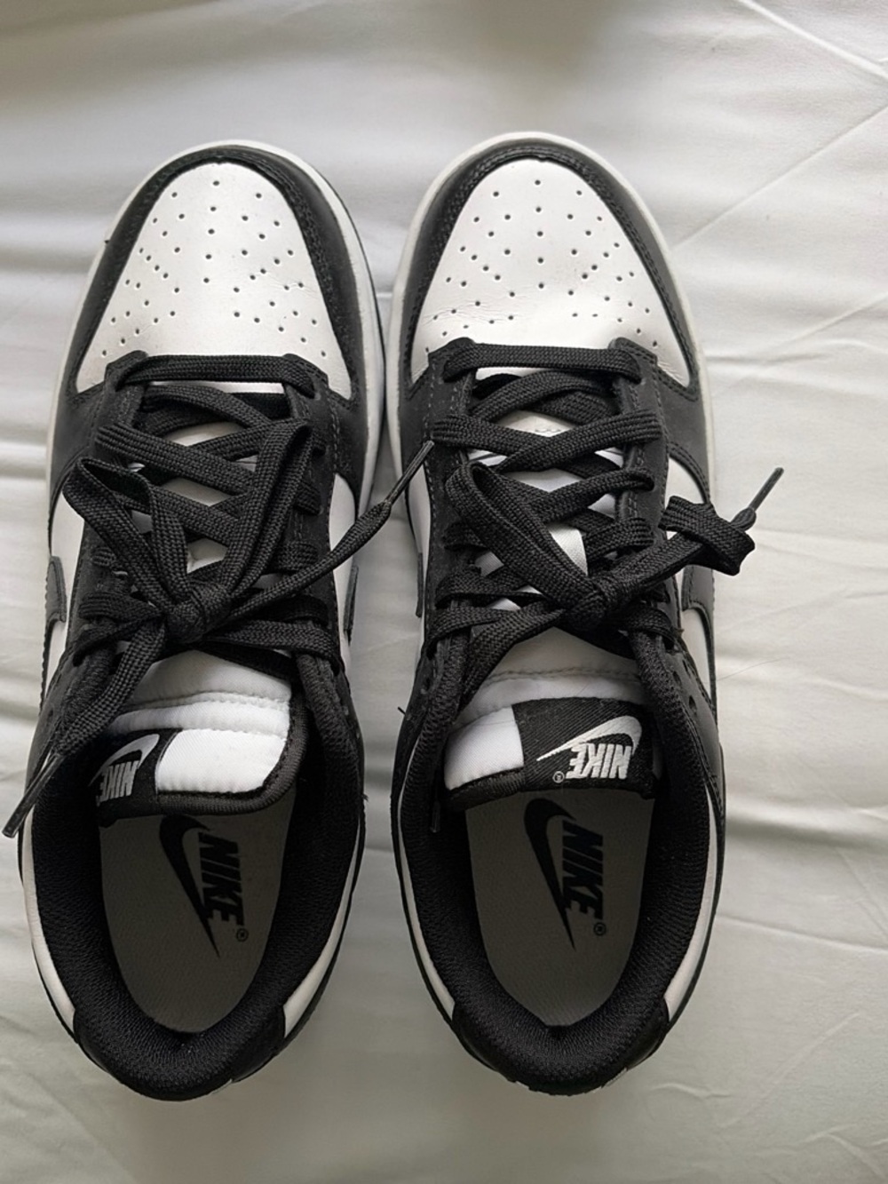 Nike Men’s Black and White Panda Dunks / Size 8.5 women’s